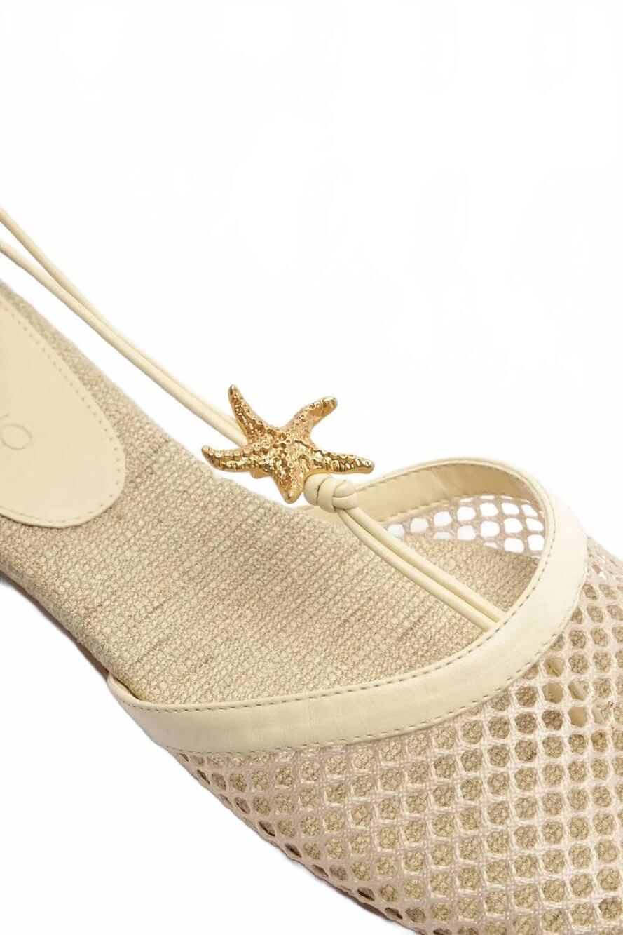 NEW FARM RIO women's sea lace up mules in ivory - Picture 5 of 5